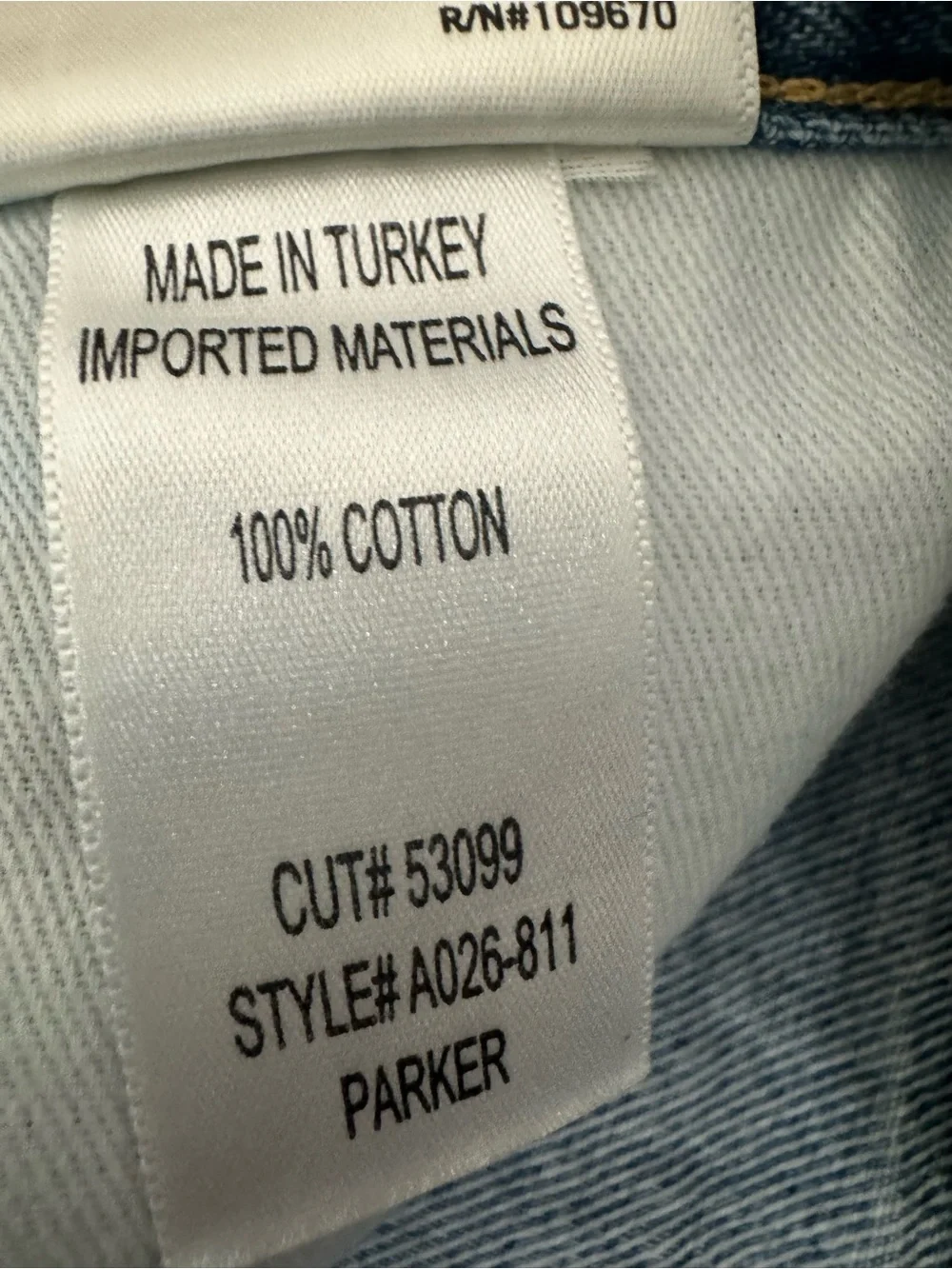 Agolde Parker Vintage Cut Off Short Swap Meet Blue Size 27